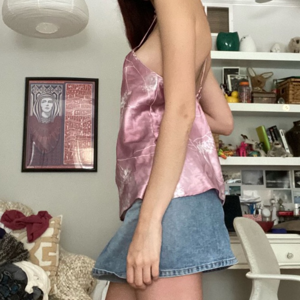 AVON intimates silk floral camisole sz S - Picture 2 of 4